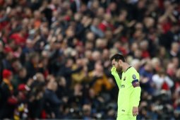 Tiba di bandara, Messi diserang fans?