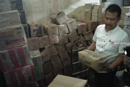 Gudang penyimpanan produk pangan di Tulungagung tidak higienis