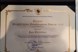 Banjarbaru in the big 10 national best regional development 2019
