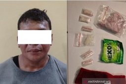 Polsek Daha Selatan amankan tersangka pengedar sabu