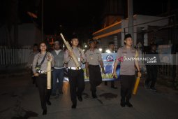 Tekan kriminalitas selama Ramadhan, Polres Jember gelar patroli sahur