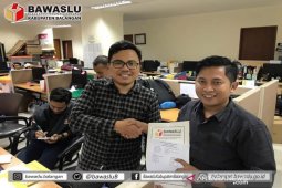 Bawaslu Balangan serahkan hasil Pemilu 2019 pusat