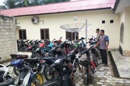 Polsek Jebus sita 56 motor untuk balap liar selama Ramadhan