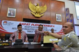 Pleno lanjutan Rekapitulasi Provinsi