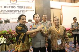Kapolda : pleno penghitungan suara di KPU Malut aman