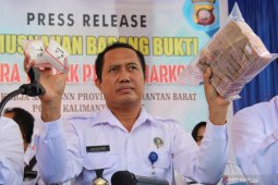 BNNP Kalbar sita 121 narkotika jenis sabu sepanjang 2019