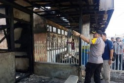 Polres Singkawang lakukan olah TKP kebakaran