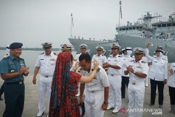 Dua kapal latih Malaysia kunjungi Lantamal I Belawan