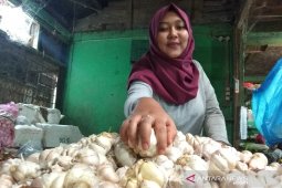 Harga bawang putih di pasar induk Garut turun drastis