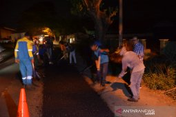 Jalur mudik motor Karawang mulai diperbaiki
