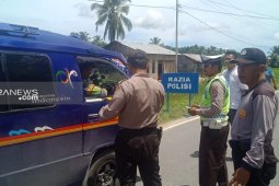 Polres Tapteng gelar razia pascakaburnya tahanan Lapas Narkotika Langkat