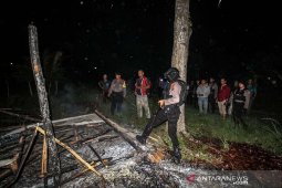Pengamanan pascabentrok antar desa