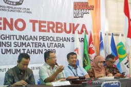 KPU Sumut lanjutkan pleno rekapitulasi suara  pemilu