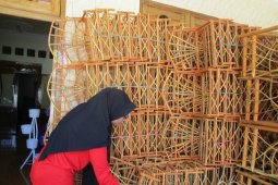 Permintaan keranjang parsel di Kediri meningkat