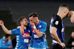 Inter Milan kalah memalukan atas Napoli 1-4