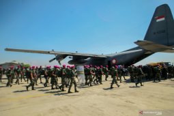 Prajurit infanteri TNI AD cegah massa serbu Polsek Gambir
