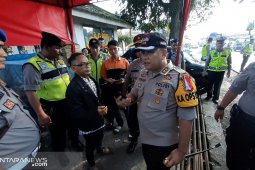 Aparat keamanan gabungan Sukabumi amankan puluhan peserta aksi 22 Mei