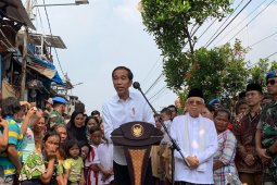 Jokowi umumkan kemenangan