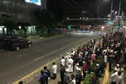 Polisi lakukan tindakan tegas pada massa demo Kantor Bawaslu