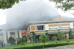 Kantor Pemkab Pringsewu terbakar