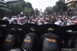 Kondusif, aksi massa di depan Bawaslu