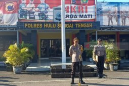 Polres HST perketat penjagaan di Kantor KPU dan Bawaslu
