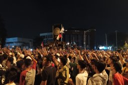 Massa aksi 22 Mei bubar, akan kembali 25 Mei