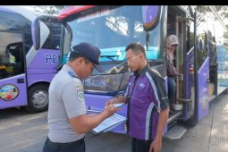 Pemeriksaan armada mudik di Terminal Mengwi