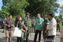 Pangdam II/Sriwijaya kunjungi relokasi Makorem 045/Gaya