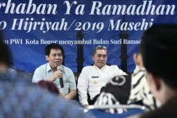 Dedie A. Rachim "Ngopi" ala wartawan di PWI Kota Bogor