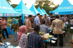 Pusat jajanan berbuka puasa di Belitung selalu ramai pengunjung