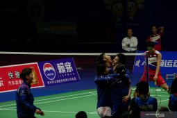 China boyong Piala Sudirman setelah taklukkan Jepang