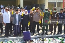 Polda Jatim musnahkan puluhan ribu barang bukti miras dan narkoba