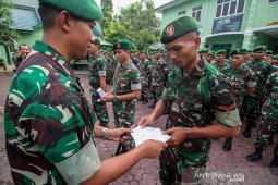Pemberian ijin cuti lebaran TNI