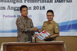 Pemkot Pontianak delapan kali raih opini Wajar Tanpa Pengecualian