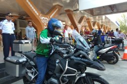 Gubernur Aceh pantau arus mudik dengan  moge