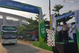 Mudik bersama BPJS Ketenagakerjaan Bekasi berangkatkan 1.500 orang