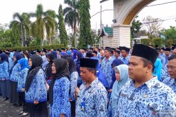 Sejumlah ASN Kementrian ikuti upacara Kelahiran Pancasila di Batanghari