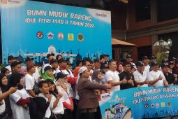 Bank Mandiri berangkatkan 22.000 pemudik