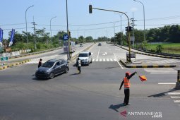 Titik rawan macet exit tol Bandar Jombang