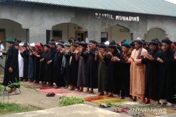 Jamaah An-Nadzir shalat Idul Fitri  hari ini