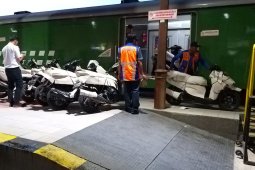 Daop Madiun terima pengiriman 749 motor angkutan gratis Lebaran