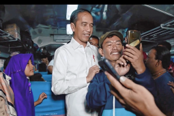 Presiden Joko Widodo kumpul bersama keluarga di malam takbiran