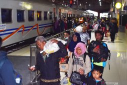 Puncak arus mudik di Stasiun KA Madiun