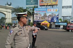 Pemudik motor melintas  di Tangerang H-1 mayoritas jarak dekat