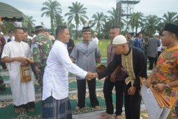 Yonif 122 Tombak Sakti gelar shalat Idul Fitri 1440 H