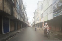 Sebagian besar pusat pertokoan di wilayah Banjarmasin tutup saat lebaran