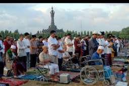 Sholat id di Bali