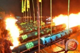 212 meriam karbit meriahkan malam takbiran di Pontianak