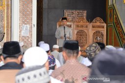 Bupati-Wabup Shalat Id di Mesjid Al-Anwar